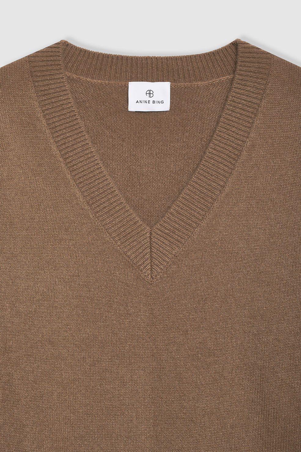 ANINE BING LEE CASHMERE SWEATER CAMEL SALT CLOTHING