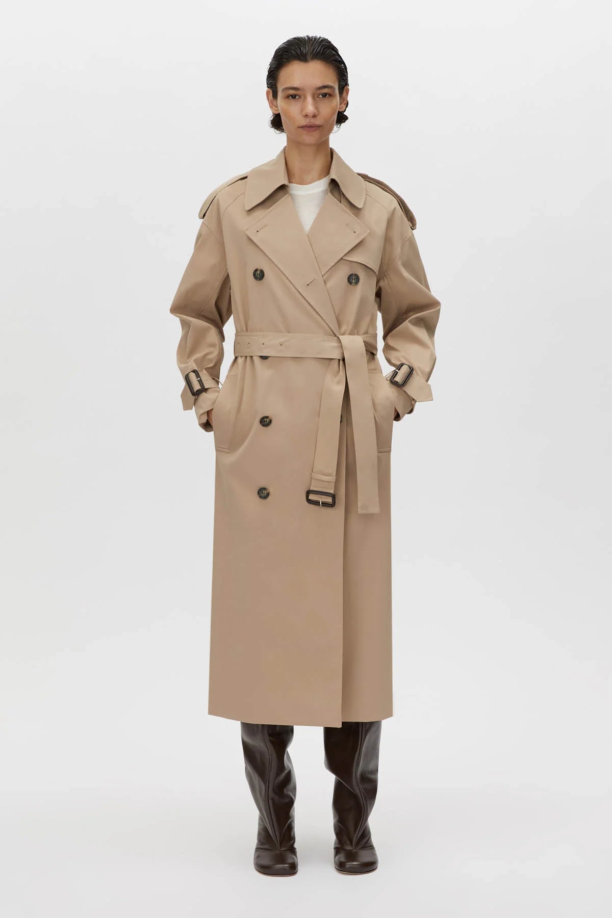 CAMILLA AND MARC EVANS CLASSIC TRENCH COAT — SALT CLOTHING