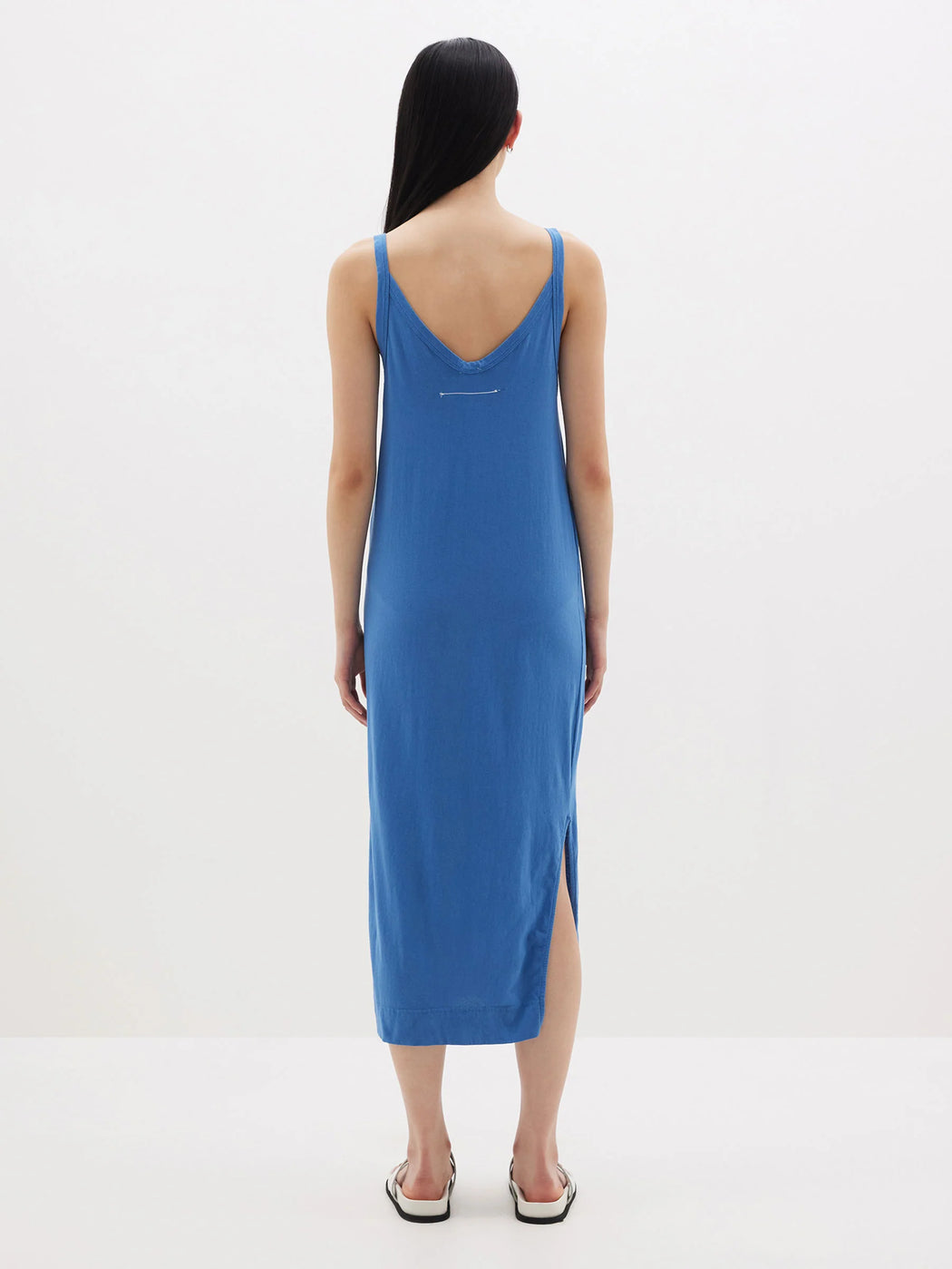 Bassike v neck jersey slip dress hotsell