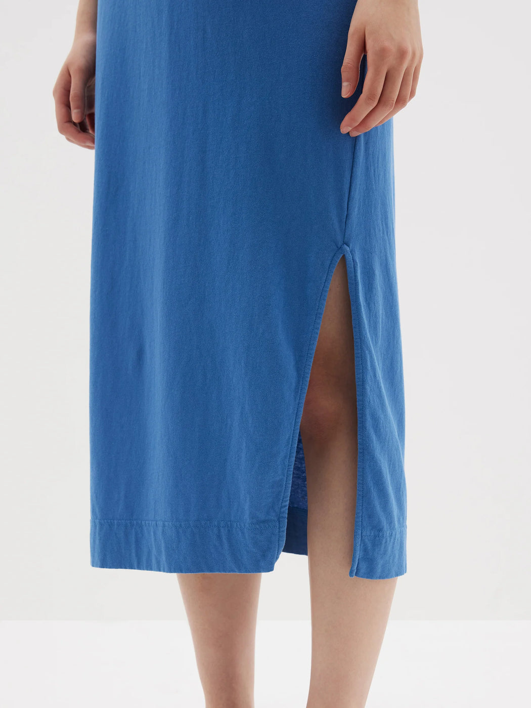 Bassike v neck outlet jersey slip dress