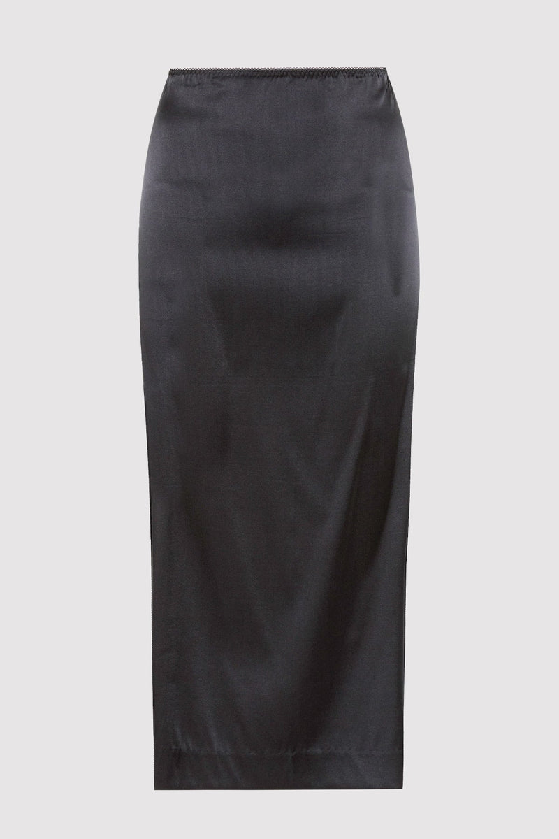 Jerome silk outlet midi skirt